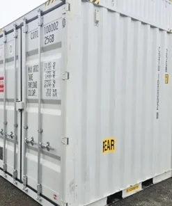 10Ft X 8Ft Shipping Container (One Trip) – White