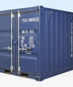 8Ft One Trip Shipping Container (Blue)